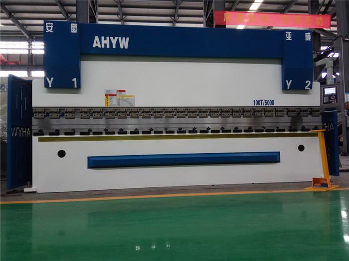 AHYW Yawei 5m cnc press brake metal bending machines 100T 4 axes