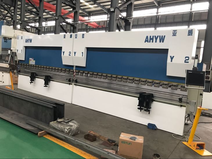AHYW Yawei 8m cnc tandem pressbrake 4 axis china suppliers