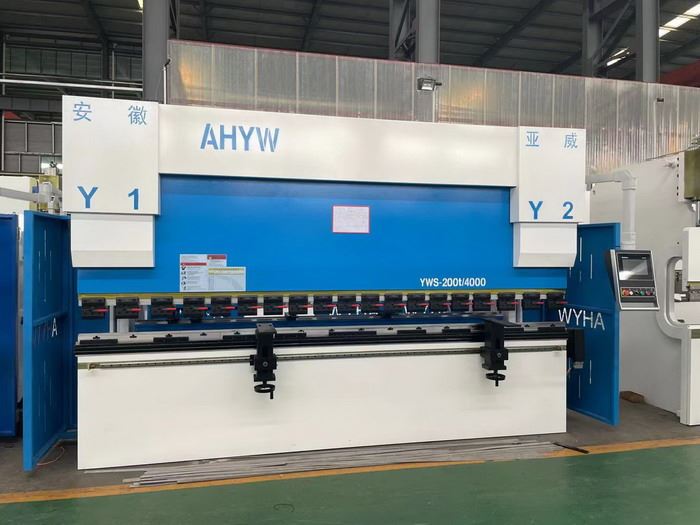 AHYW Yawei 200T4m 5 axis cnc sheet metal bending machine da53t
